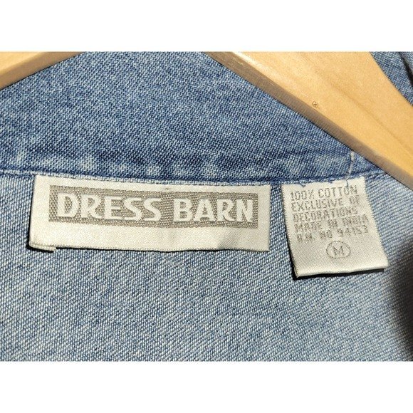 Vintage Dress Barn Appliqued Animals Denim Zip Jacket - Picture 2 of 3